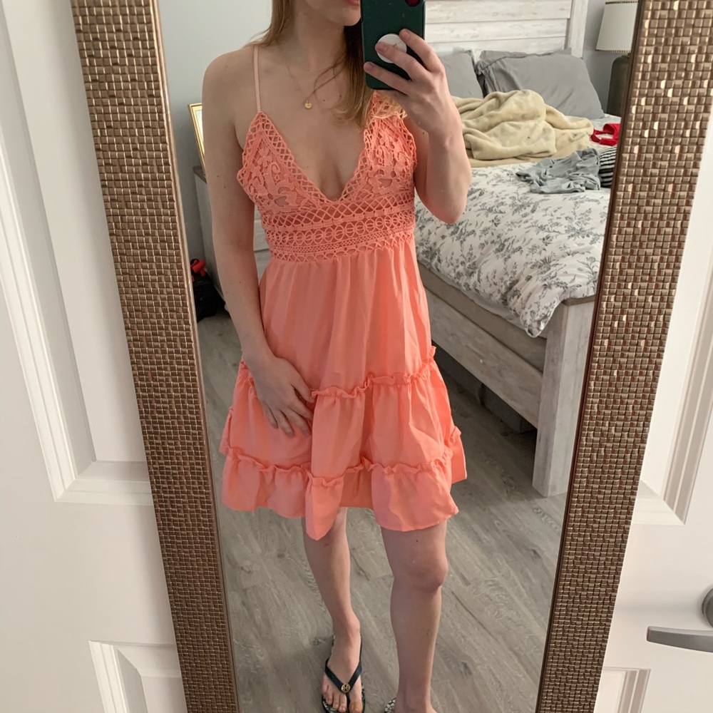 Pink Peach Sundress